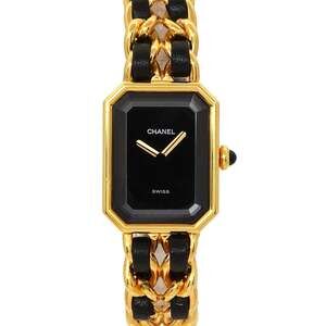 CHANEL Premiere Women's Watch, Size M, H0001, Black and Gold, Quartz Movement